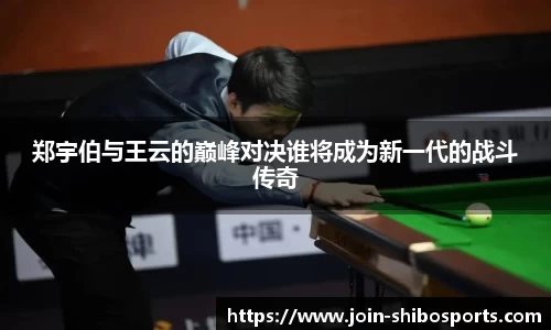 郑宇伯与王云的巅峰对决谁将成为新一代的战斗传奇